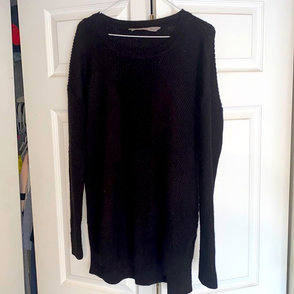 Athelta | Black Wool long length sweater | size Medium - Picture 1 of 9
